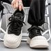 Spring 2026 Men’s Casual Sneakers — Round Toe, Colorblock Design, Breathable Mesh Lining, PVC Injection-molded Sole, Low-heel Lace-up Fit_vogvips.com