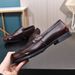Men's 2025 New Spring Genuine Loafers Men's Business Casual Leather Shoes, One Foot Lazy Bean Trendy Shoes_vogvips.com