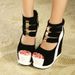 Women's New Platform Shoes, High Heels, Women's Shoes, Fashionable Waterproof Platform Wedge Heels, Increased Roman Thick-soled Sandals_vogvips.com