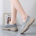 Women's Sneakers 2025 Spring Summer New Korean Fashion Breathable Genuine Leather Rocking Shoes Casual Thick Sole Shoes_vogvips.com