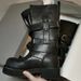 Venom Big-headed Martin Boots, Men's And Women's Belt Buckle, Dark Medium Tube Tooling Boots, Heightened Thick-soled Retro Upturned Locomotive Boots_vogvips.com