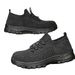 Men's Shoes New Flying Woven Labor Shoes For Men Breathable Anti Smash And Anti Puncture Plastic Steel Head Solid Bottom Insulation_vogvips.com