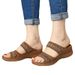 New Women's Flat For Spring, New Platform Thick-soled Slippers, Classic Style_vogvips.com