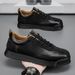 Retro Fashion Brown Men's Low Sneakers Big Size 45 Breathable Flat Shoes Trainers Men Lace-up Casual Sneakers Zapatillas Hombre_vogvips.com