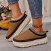 Women's Shoes Large Size Thick Soled Slippers For Women Autumn And Winter New Style Plush And Thickened Warm Slip On Cotton Slippers For Women_vogvips.com