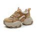 Dad Shoes Women's Retro Special Color Matching Through The Net Casual Versatile Comfortable Platform Running Women's Shoes_vogvips.com