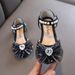New Pearl Bow Girl Princess Girl Baby Princess Single Shoe Shoes Dance Show_vogvips.com