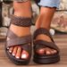Big Size Women's Shoes New Thick Sole Casual Flip-flops Women_vogvips.com