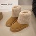Women's Platform Snow Boots – Fleece Lined Short Winter Boots (Non-Slip & Waterproof)_vogvips.com