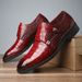 Leather For Men, British Style, New Trend, Versatile Pointed Men's Shoes, One Foot Kick Business Formal Casual Small_vogvips.com