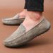 European Warm Series Genuine Men's Autumn 2025 New Winter Soft Surface Loafers Black Slip-On Business Casual Leather Shoes_vogvips.com