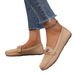 Plus Size Casual Loafers For Women 2024 Spring New Soft Sole Metal Export Single Shoes Flat Lazy Moccasins_vogvips.com