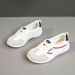 Women's White Sneakers 2025 New Cross-border Versatile Low-cut Height-increasing Sports Casual Training Shoes Women's_vogvips.com