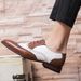 Euro Step Trendy Business Large Size Summer Korean Casual Men's Leather Youth British Style Brogue Shoes_vogvips.com