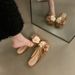 Flat-oled Chinee-tyle Cloed-toe Lip-on Women' Hoe For Outdoor Wear, 2024 New Trendy Popular Elegant Mall_vogvips.com