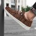 Suitable For All Seasons Plus Size Dude Loafers Trendy Casual Men's Canvas Slip-On Lazy One-Step Shoes_vogvips.com