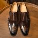 Voyage High-Quality Lined Business Formal Monk Strap Korean Style Round Toe Carved Genuine Leather Men's Shoes_vogvips.com