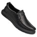 Top Layer Cowhide Casual Single Business Leather Work Clothes Shoes, Breathable Flat Heels Men's Shoes_vogvips.com
