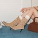 Sheepskin Version ~ Elegant Slimming Pointed Toe Stiletto Belt Buckle Ruched Pile Short Versatile Fashionable Outerwear_vogvips.com