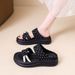 Summer Women's Shoes Small Size Parent-child Slippers Wide Feet One Word Cool Slippers Casual Fashion Beach Shoes Outer Shoes_vogvips.com