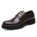 Round Toe Business Formal European Style Men's Leather Shoes_vogvips.com