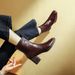 High Heel Ankle Boots For Women 2025 Super Popular Boots Melad Thick Heel Autumn Winter New Women's Mid-Calf Boots Square Toe Slim_vogvips.com