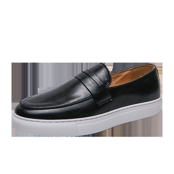 Cross-Border Independent Station Plus Size Loafers European And American Slip-On Flat Daily Men's Personality Business_vogvips.com