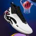 Basketball shoes for men and women anti-slip wear absorbing shock actual combat light soft sole mesh surface breathable student sports shoes_vogvips.com