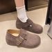 2025 Platform Height-Increasing For Women Autumn Winter New Fashion Versatile Slip-On Shoes To Match Dresses_vogvips.com