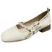 2025 Square Toe Soft Sole Bridesmaid Not Tiring For Feet. Autumn And Winter Mary Jane Ladies' Are Paired With Skirts,_vogvips.com