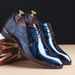 2559 【 People's Collection 】 British Plus Size Pointed Men's Hairstylist, Nightclub Shoes, Korean Version Trendy Patent Hairstylist, Shoes,_vogvips.com