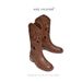 Miss Valunen Summer New Hollow Western Cowboy Round Toe Low Heel Long Boots For Women_vogvips.com