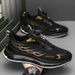 New Rotating Button Summer Men's Breathable Thick Bottom Popcorn Cushioned Running Shoes_vogvips.com