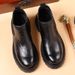 European Warm Series Autumn And Winter Mid-Top Short British Style Men's Velvet Warm Low-Top Martin Boots_vogvips.com