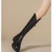 V Mouth Long For Women 2025 Autumn New Brown Petite Height Increasing Thick Sole High Tube Over-the-Knee Riding Boots_vogvips.com
