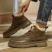 New Leather Spring Men's Shoes High-top Men's Heightening Tooling Martin Boots_vogvips.com