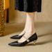 New Fashion Goddess Style Design Sense Spring And Autumn Temperament French Pointed High Heels Women S_vogvips.com