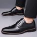Euro Step European Style Buine Leather Brogue Large Size Korean Verion Britih Pointed Toe Breathable Young Men' Wedding_vogvips.com