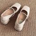 French-style Square-toed Chunky Mid-heel Mary Jane For Women, 2025 Autumn New Vintage Shallow-cut Shoes To Match Skirts_vogvips.com