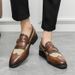 Large Business Shoes, Sizes 38-46, Men's Lazy Loafers, British Formal Leather Shoes_vogvips.com