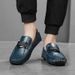 Live Streaming Doudou Shoes, Large Size Lazy Driving Shoes, British Casual Shoes, Genuine Leather Men's Shoes_vogvips.com