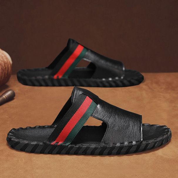 Fashionable Men's 2026 Summer New Design Trendy Retro Casual Indoor Outdoor Beach Versatile Slippers_vogvips.com