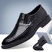 Men's Business Formal Shoes Men's Moccasin Breathable British Style A Footstool Soft Leather Soft Bottom Casual Men's Shoes_vogvips.com