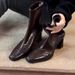【Super Stylish Slim Boots】Square Toe Chunky High Heel Stretch Elegant Versatile Ankle Boots_vogvips.com