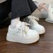 New Must Have White Shoes For Women Original Design Thick Soled Casual Shoes Versatile Chic Sports Shoes For Women_vogvips.com