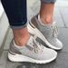 2026 New Casual Women's Sports Shoes Lace Up Burnt Flower Thick Sole Large Single Shoe_vogvips.com