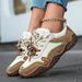 Unisex Genuine Leather Casual Sneakers - Breathable, Comfortable & Stylish For All Seasons - Outdoor Walking Shoes With Rubber Sole (Multiple Colors)_vogvips.com