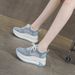 Women's Mesh Height-Increasing White Sneakers 2026 New Casual Fashion Versatile Korean Style Thick-Soled Breathable Dad_vogvips.com