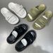 Men's New Spring Versatile Slippers, Men's Top Layer Cowhide, Outdoor One-Piece Drag, Real Leather, Casual Sandals For_vogvips.com