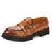 Men's In Plus Size, New Casual Leather Fashionable Busins Sets, Formal Sho, Trendy British Style Groom's Wedding_vogvips.com